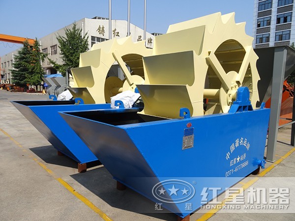 輪式洗砂機